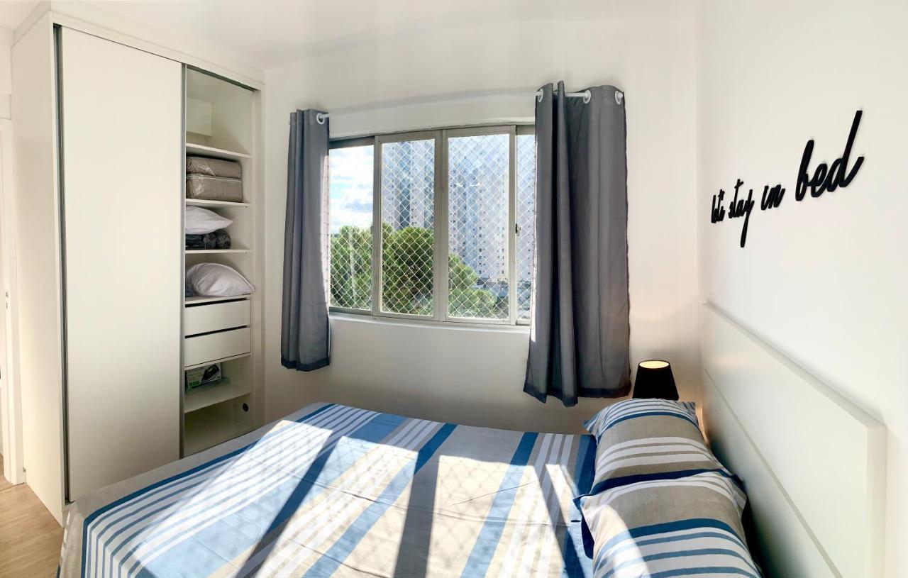 505 - Apartamento Lindo, Amplo E Decorado, Mobiliario Moderno, Cozinha Completa Com Utensilios , Excelente Vista Da Cidade E Localizacao Privelegiada No Bairro Bigorrilho Proximo De Shopping E Parques 库里提巴 外观 照片